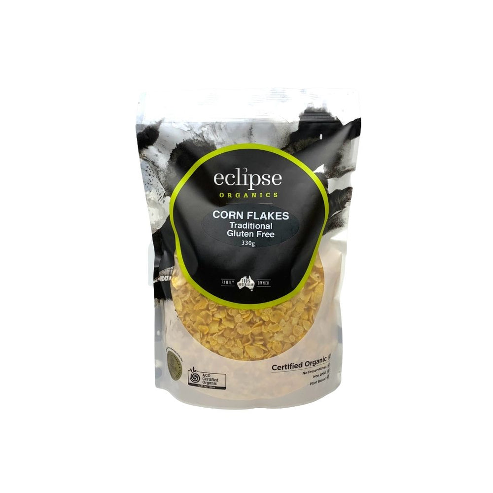 Organic Gluten Free Corn Flakes Eclipse Organics 330g