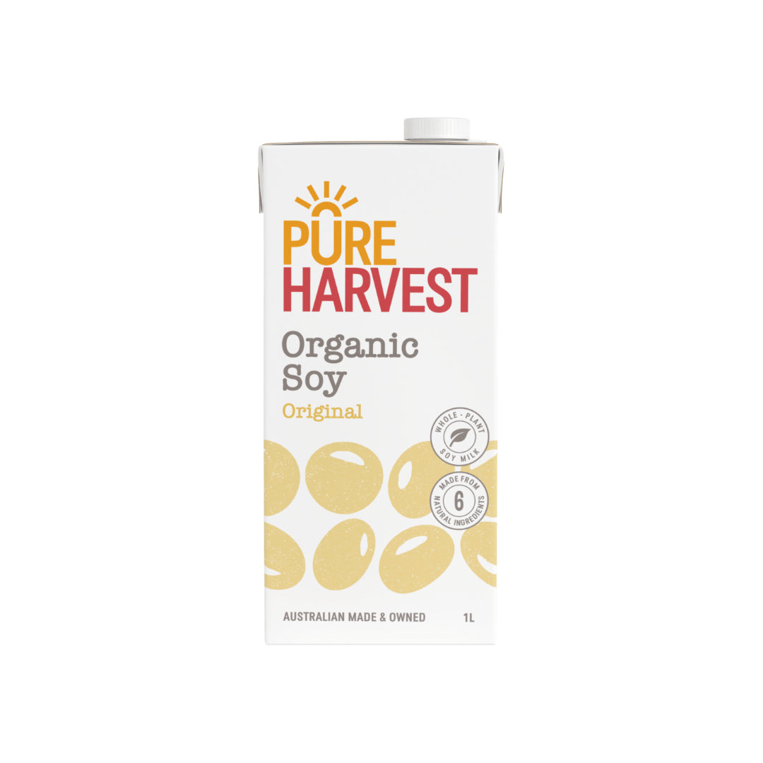 Pureharvest Organic Soy Milk Original 1lt