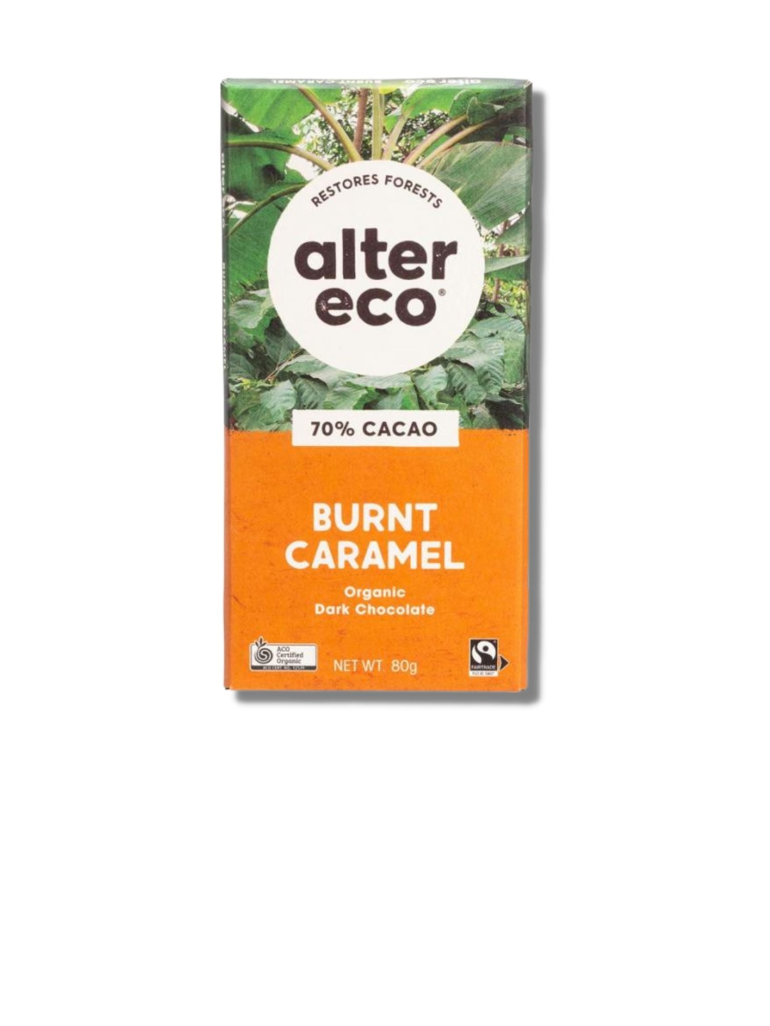 Alter Eco Organic Dark Chocolate Burnt Caramel 80g