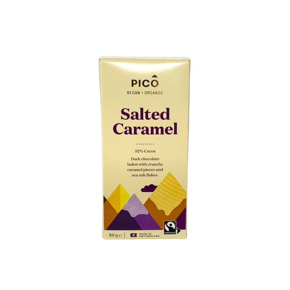 Organic Salted Caramel Chocolate Pico 80g