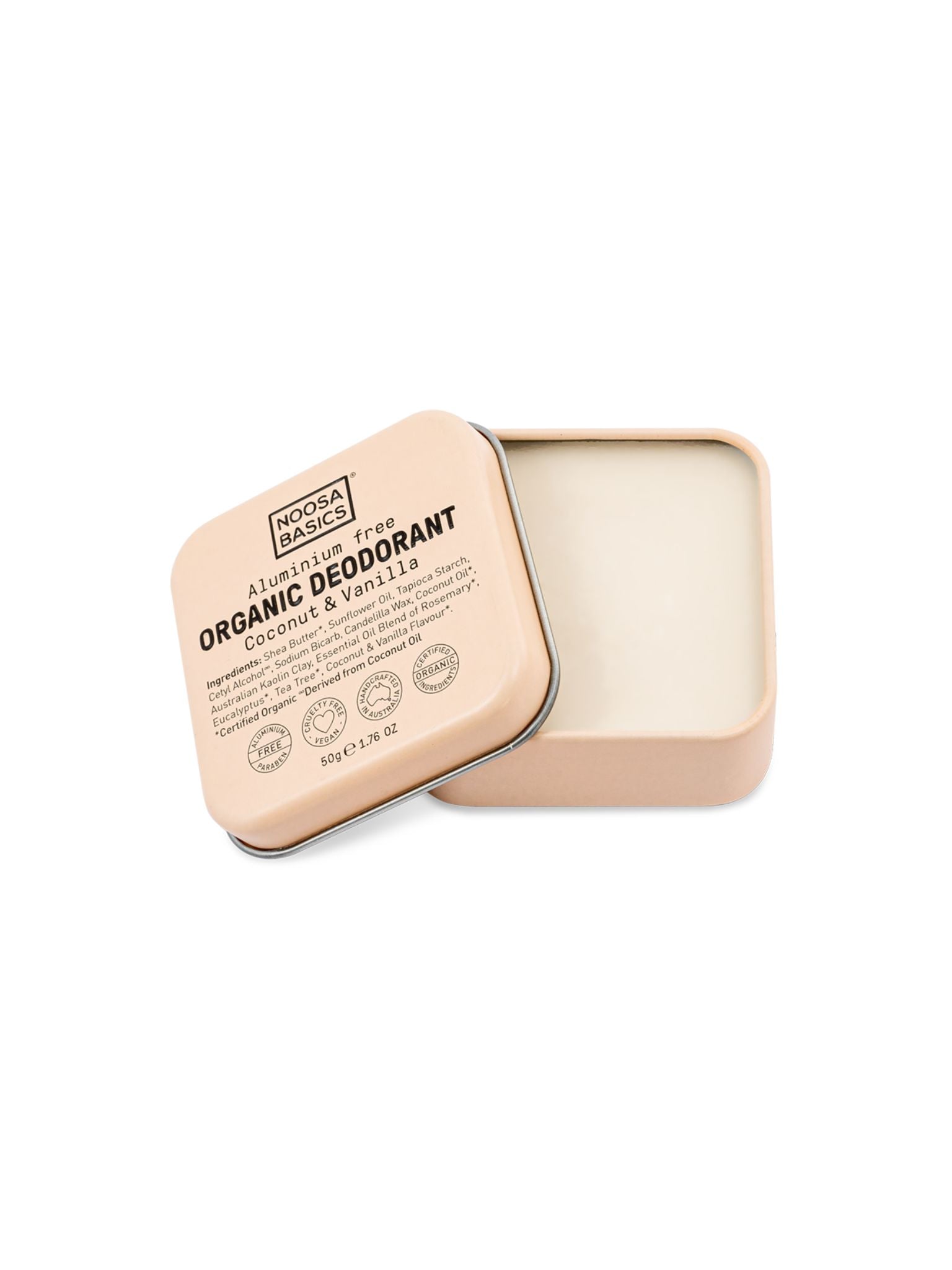 Noosa Basics Deo Tin Coco/Van 50g