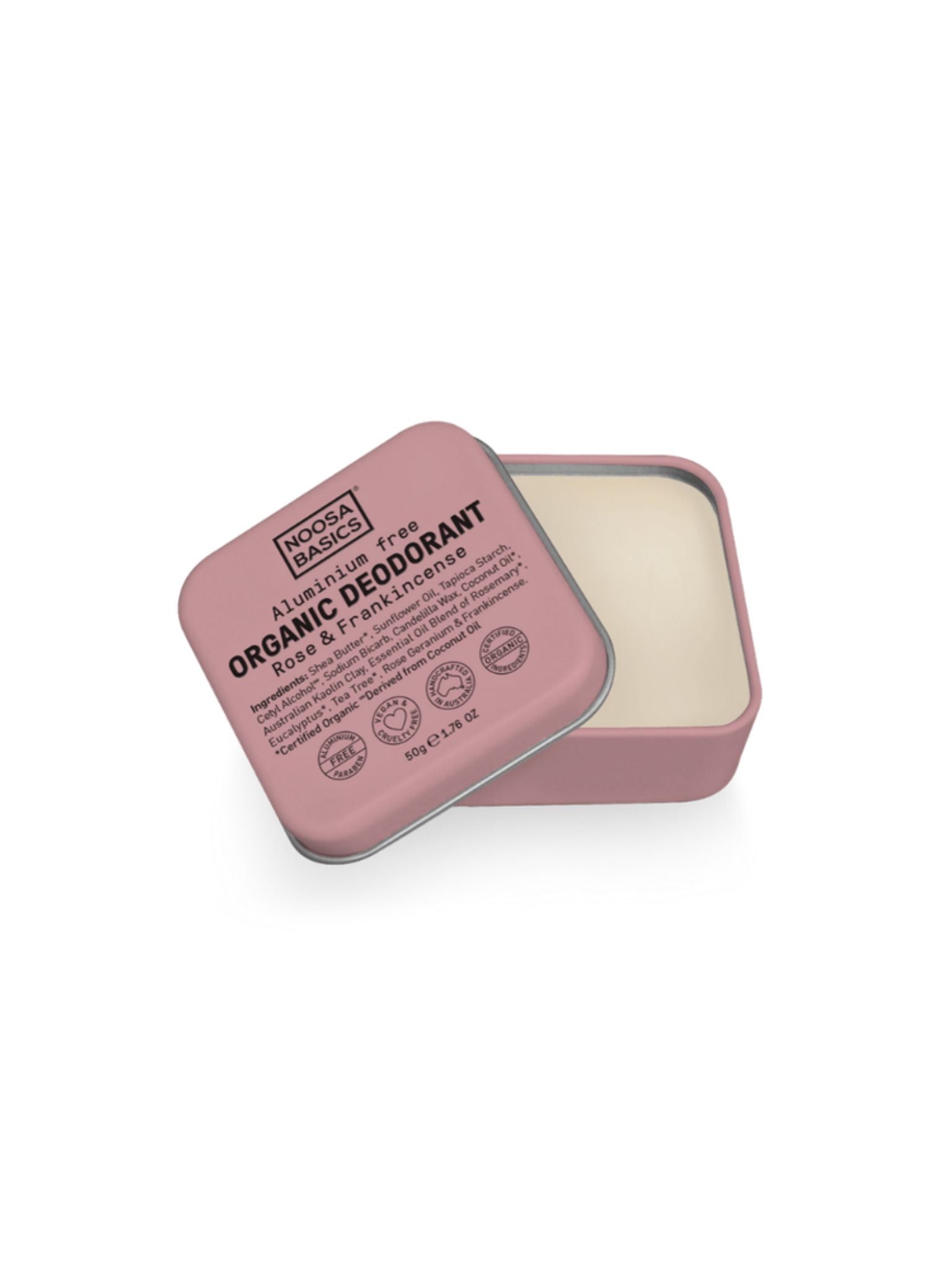Noosa Basics Deo Tin Rose/Frank 50g