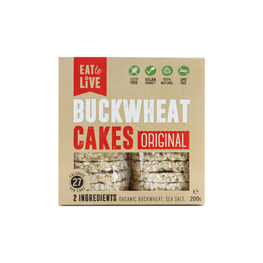 Eat To Live Buckwheat Cake Original 200g