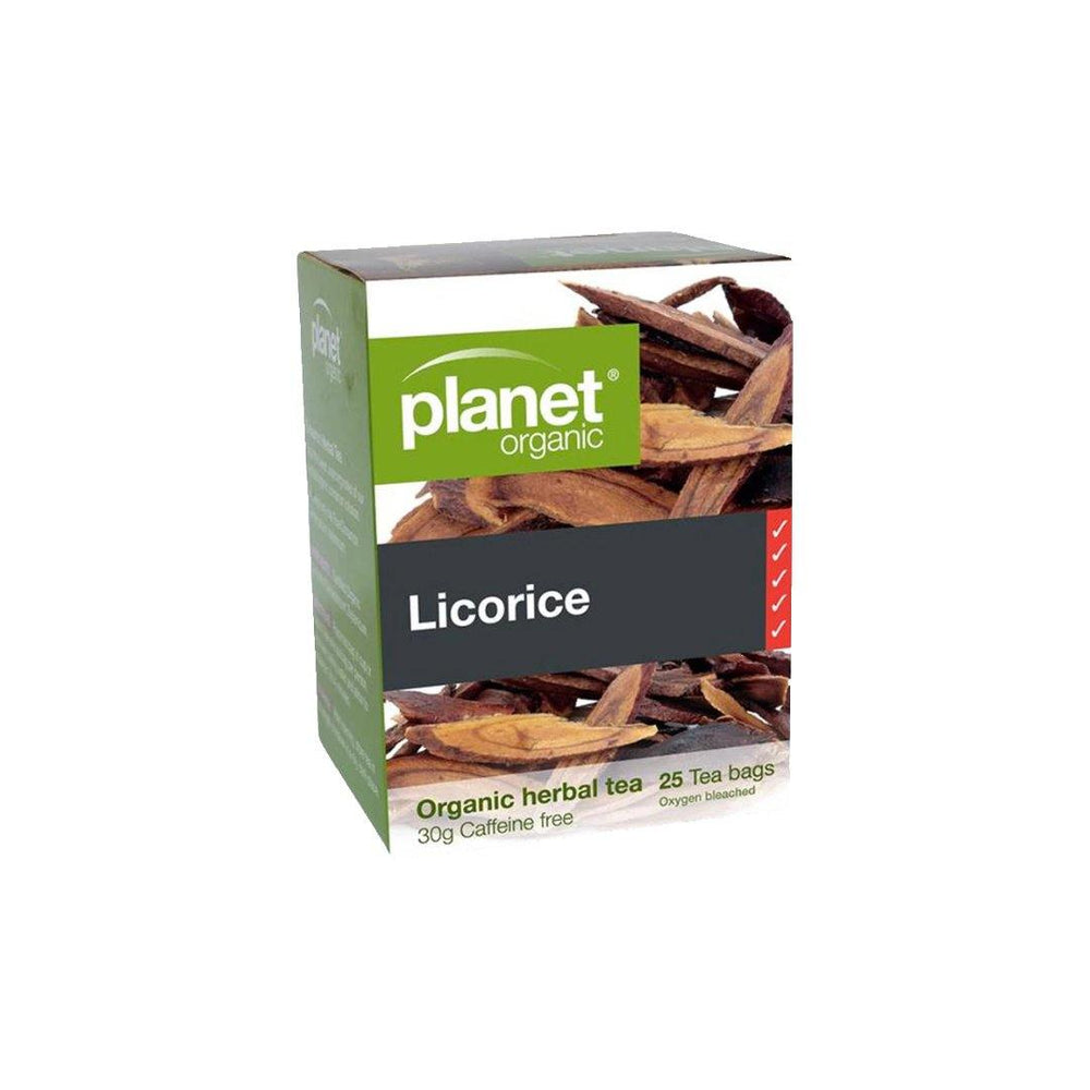 Planet Organic Licorice Tea Bags 30g (25 bags) - Santos Organics
