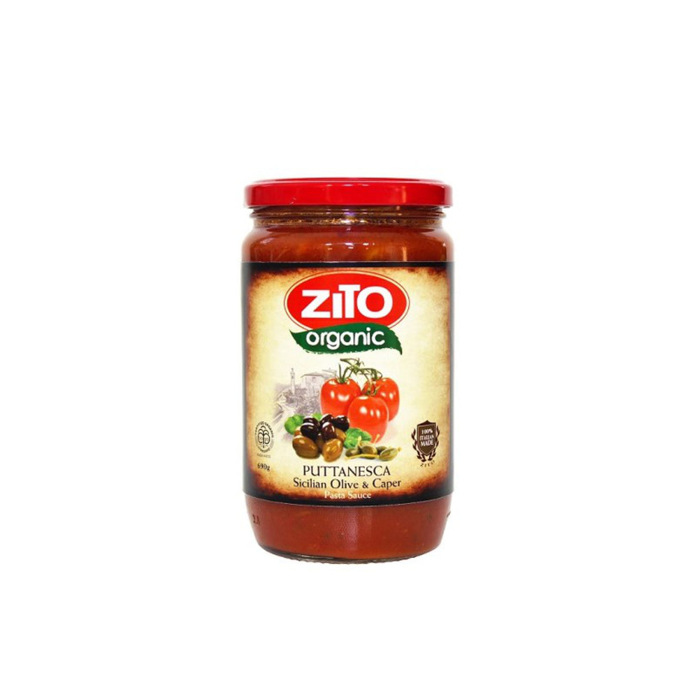 Puttanesca Pasta Sauce Zito Organic 690g