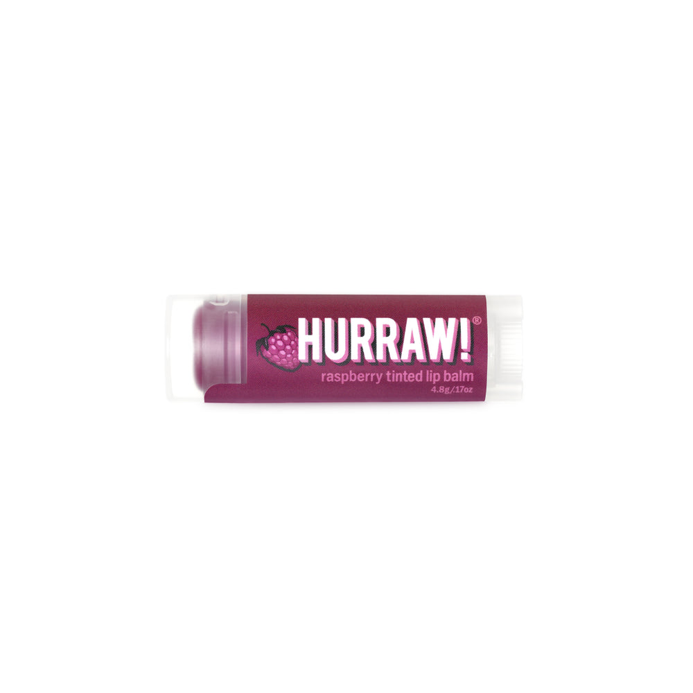 Raspberry Tinted Lip Balm Hurraw 4.8g