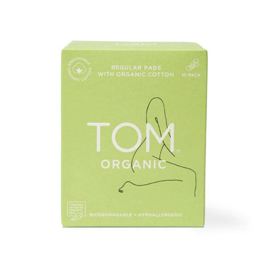 Regular Organic Pads - 10pk - TOM Organic - Santos Organics