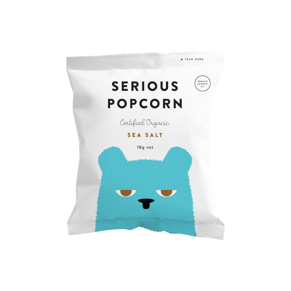 Sea Salt Popcorn Serious Food 18g