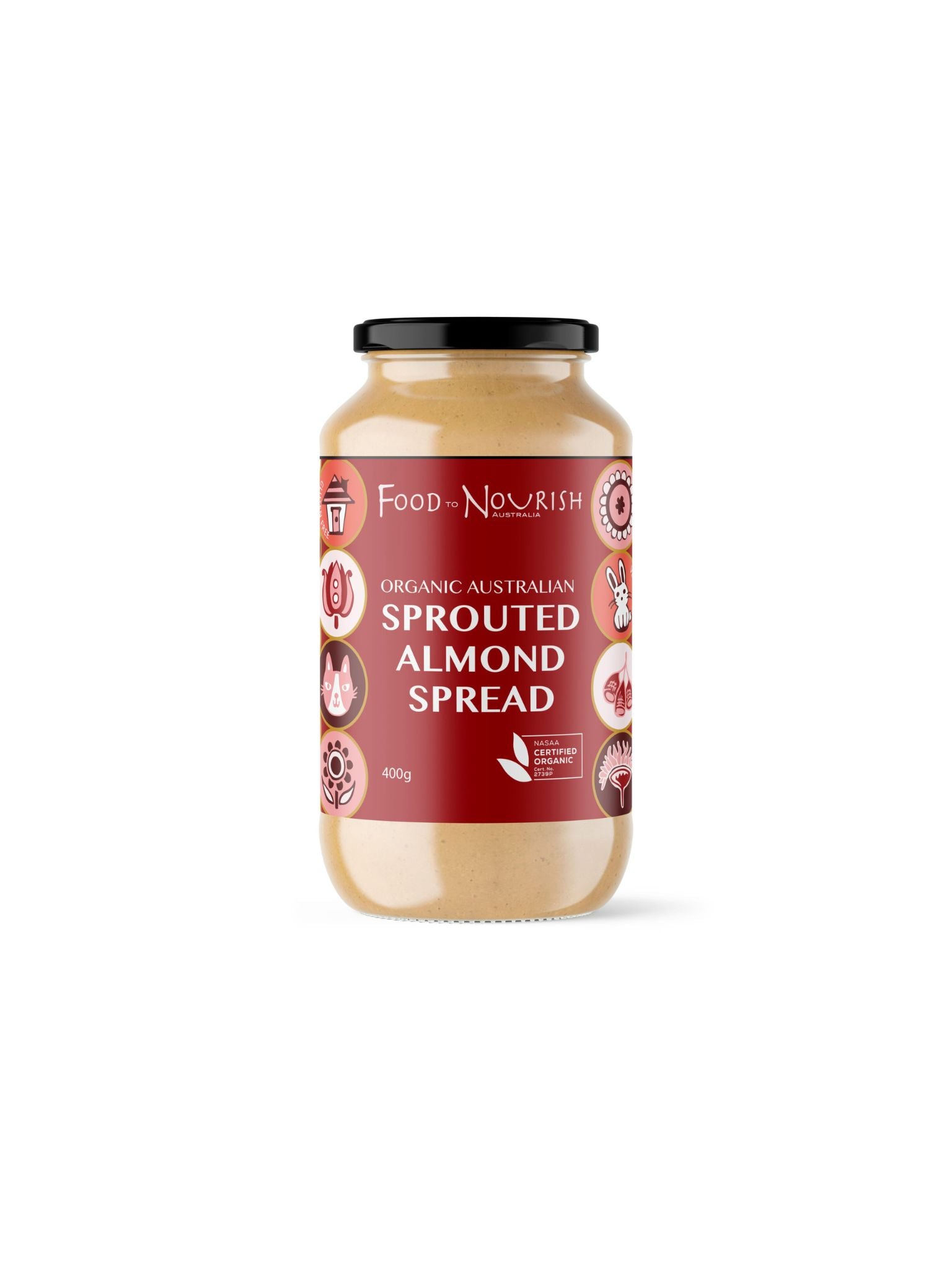 Food To Nourish Spread Almond Sprouted 200g