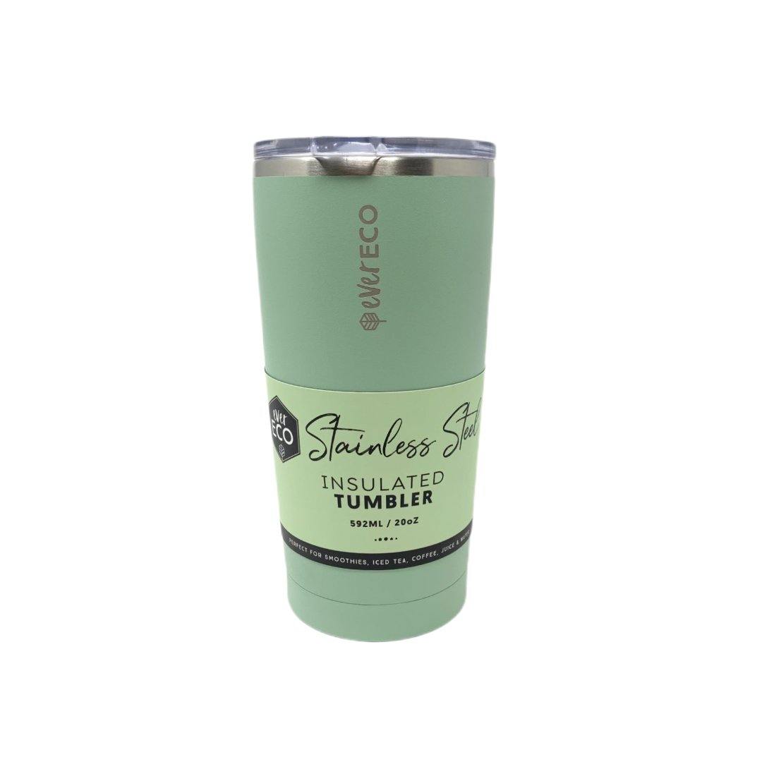 Stainless Steel Sage Insulated Tumbler Ever Eco 592ml - Santos Organics