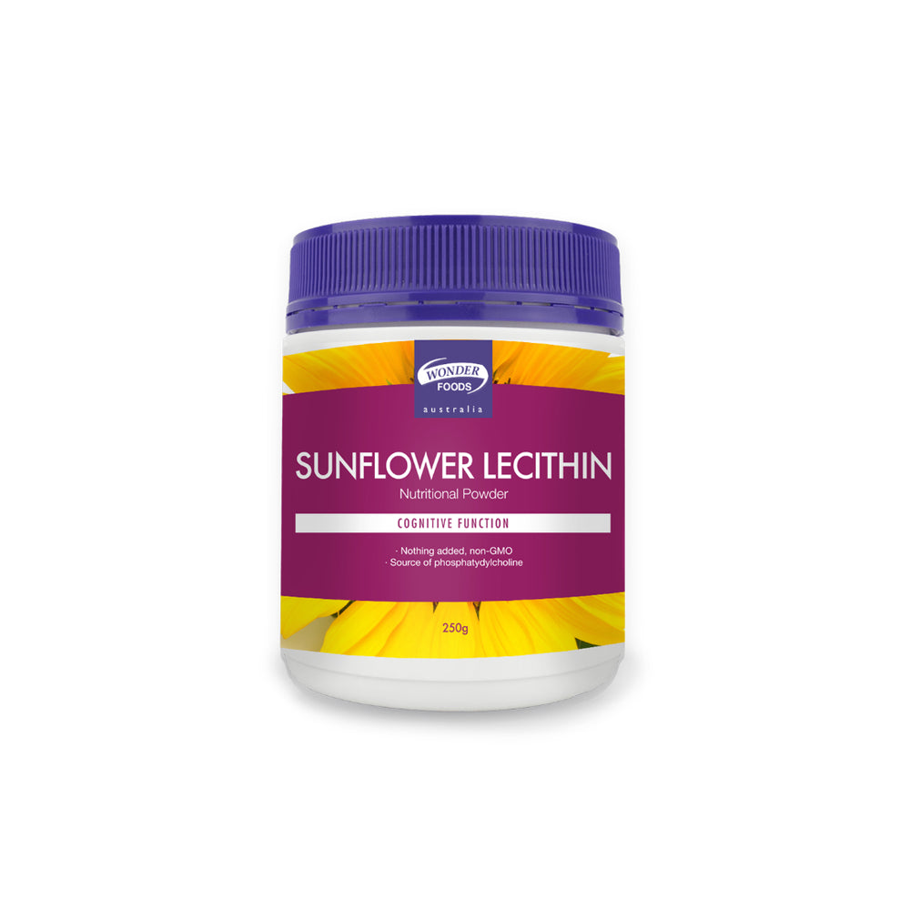 Sunflower Lecithin Powder Wonder Foods 250g