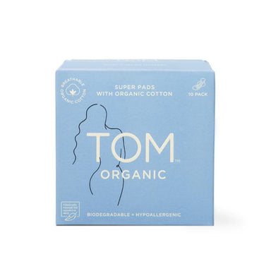 Super Organic Pads - 10pk - TOM Organic - Santos Organics