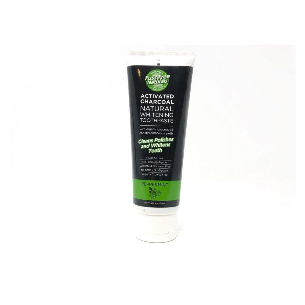Toothpaste Charcoal Peppermint 113g - Santos Organics