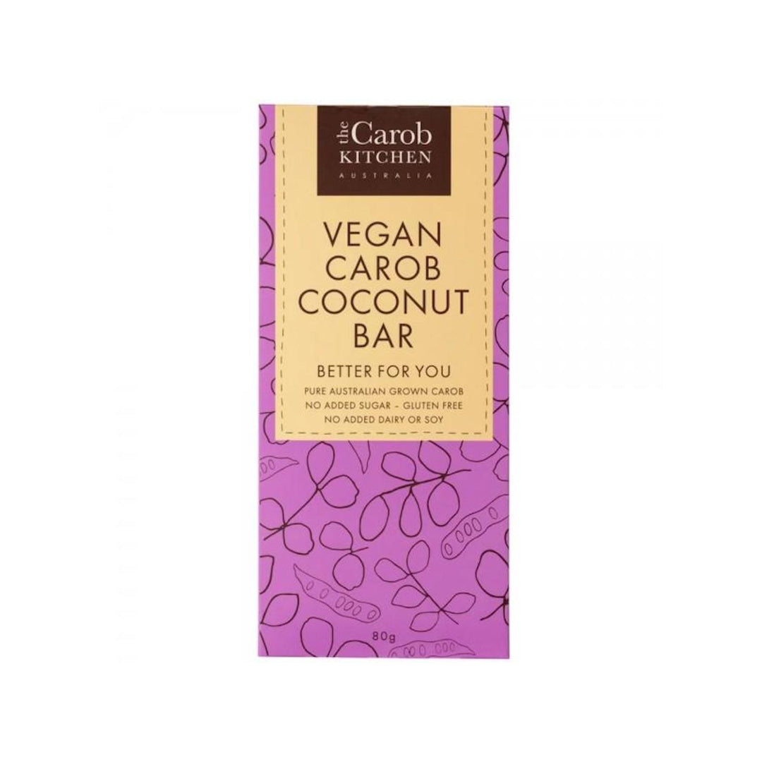The Carob Kitchen Carob Coconut Vegan Bar 80g