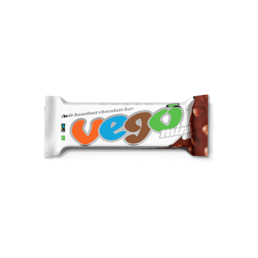 Vego Whole Hazelnut Chocolate Bar Mini 65g